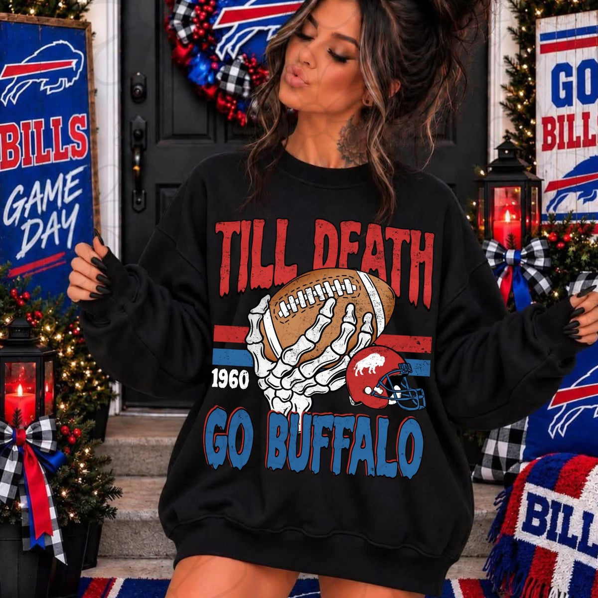 Till Death Buffalo Football Sweatshirt