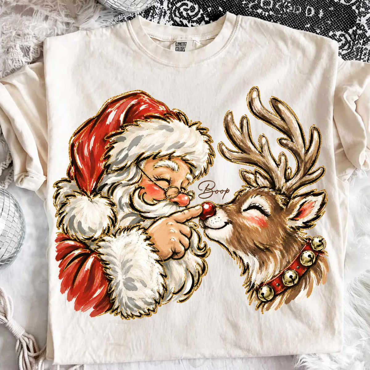 "Boop" Santa Shirt